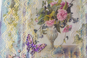 Изящный Прованс. Декоративное панно в стиле Mixed Media. Изящный Прованс. Декоративное панно в стиле Mixed Media.