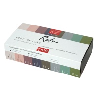 Набор акриловых красок Acryl De Luxe, "TAIR", 8 х 20 мл, Ретро