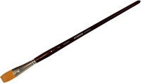 Кисть из синтетического волоса, профессиональная, "Арт Авангард", удлинённая ручка, Плоская №22