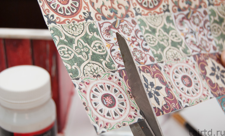 Декупаж новогоднего короба для сладостей Декупаж новогоднего короба для сладостей