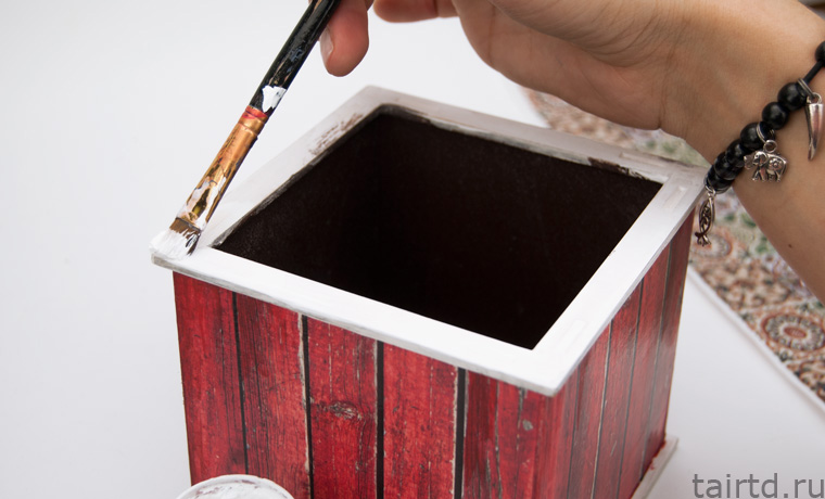 Декупаж новогоднего короба для сладостей Декупаж новогоднего короба для сладостей