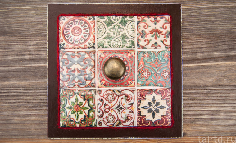 Декупаж новогоднего короба для сладостей Декупаж новогоднего короба для сладостей