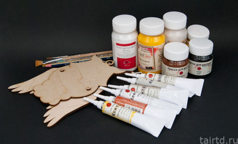 Игрушка «Сова-дергунчик» с точечной росписью Декупаж ступки