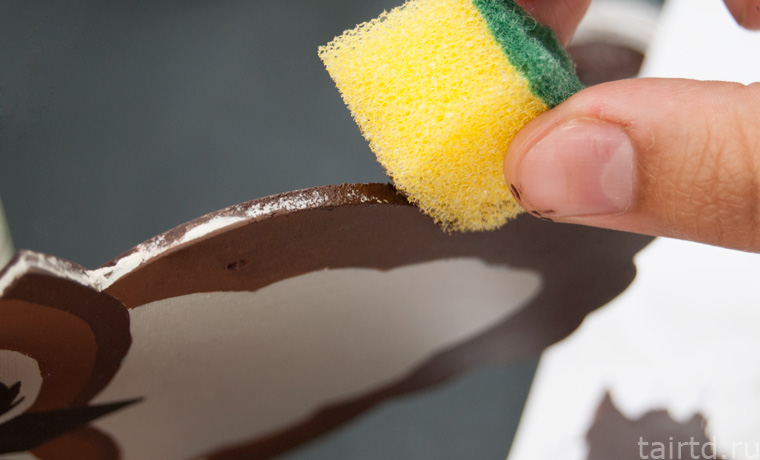 Игрушка «Сова-дергунчик» с точечной росписью Игрушка «Сова-дергунчик» с точечной росписью