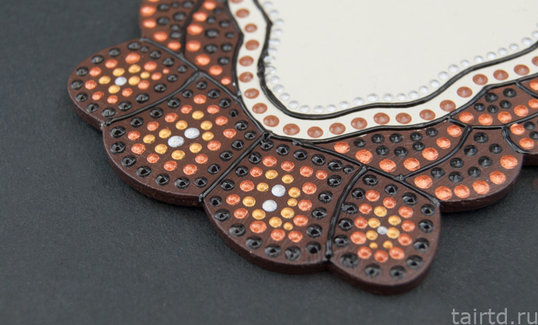 Игрушка «Сова-дергунчик» с точечной росписью Игрушка «Сова-дергунчик» с точечной росписью