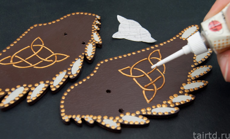 Игрушка «Сова-дергунчик» с точечной росписью Игрушка «Сова-дергунчик» с точечной росписью