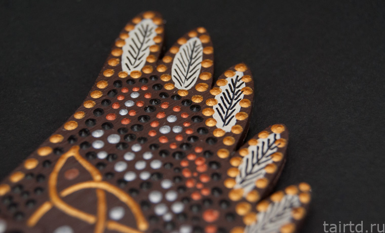 Игрушка «Сова-дергунчик» с точечной росписью Игрушка «Сова-дергунчик» с точечной росписью