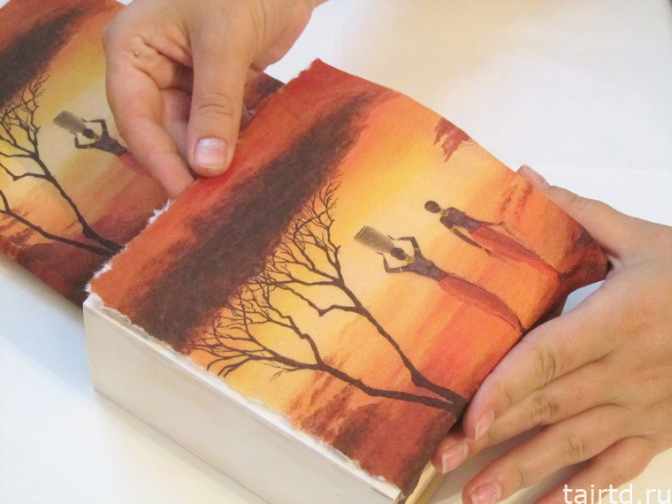 Делаем короб для чая «Яркая Африка». Декупаж и точечная роспись. Делаем короб для чая «Яркая Африка». Декупаж и точечная роспись.