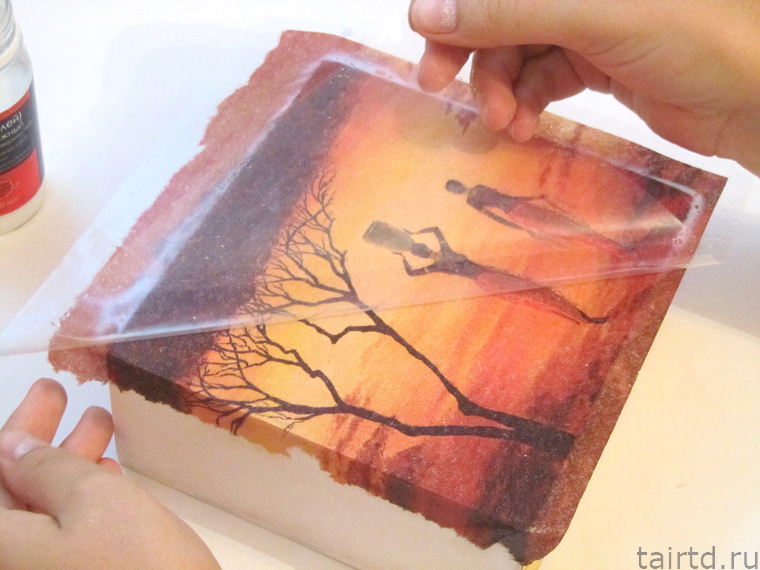 Делаем короб для чая «Яркая Африка». Декупаж и точечная роспись. Делаем короб для чая «Яркая Африка». Декупаж и точечная роспись.