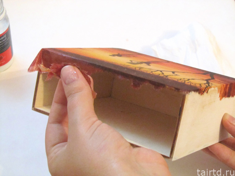 Делаем короб для чая «Яркая Африка». Декупаж и точечная роспись. Делаем короб для чая «Яркая Африка». Декупаж и точечная роспись.