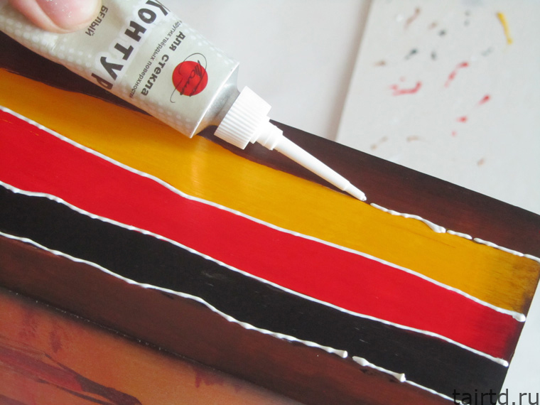 Делаем короб для чая «Яркая Африка». Декупаж и точечная роспись. Делаем короб для чая «Яркая Африка». Декупаж и точечная роспись.