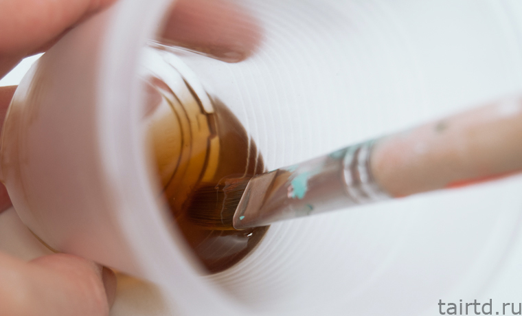 Как очистить кисти от лака Как очистить кисти от лака